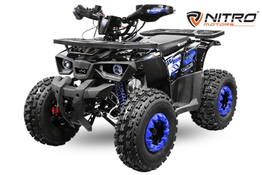 NITRO MOTORS 125cc midi Kinder Quad Rugby RS8-A Platin